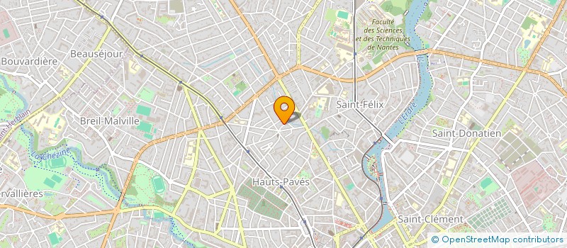 localisation de l'entreprise CANDIDE à NANTES