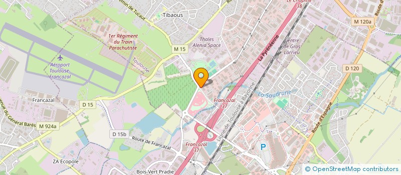 localisation de l'entreprise CANDIE MOTO CLUB à TOULOUSE