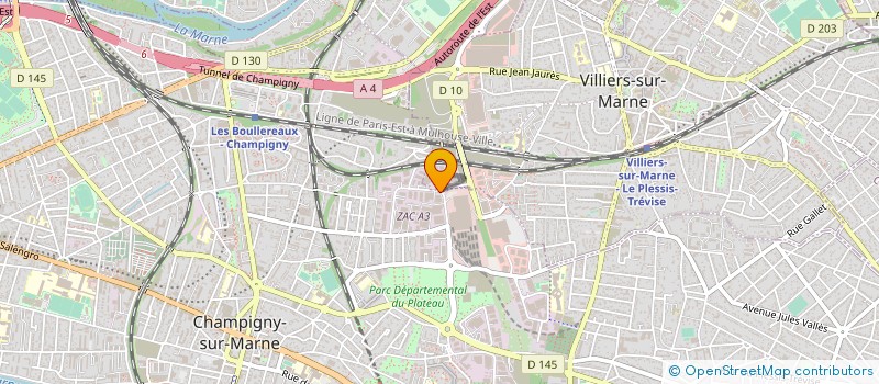 localisation de l'entreprise CANDIEUROPA à CHAMPIGNY-SUR-MARNE