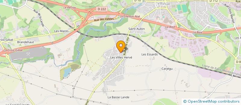 localisation de l'entreprise CANDILANE  YFFINIAC