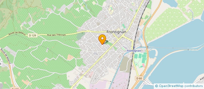 localisation de l'entreprise CANDIMAT à FRONTIGNAN