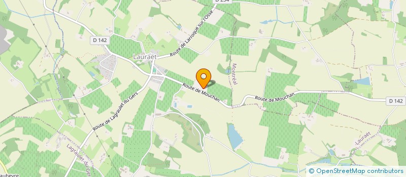 localisation de l'entreprise CANDIPAS  LAURAET