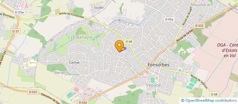 localisation de l'entreprise CANDIRATHON  FONSORBES