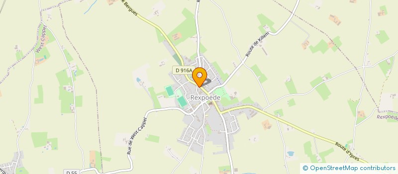 localisation de l'entreprise CANDIS  GODEWAERSVELDE