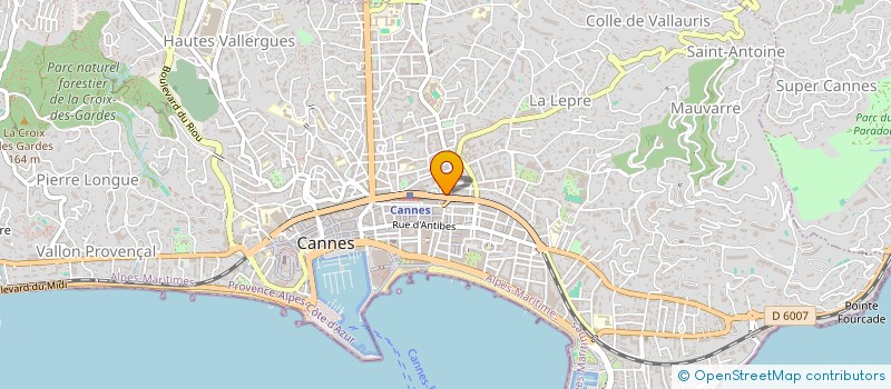 localisation de l'entreprise CANDIZ à CANNES