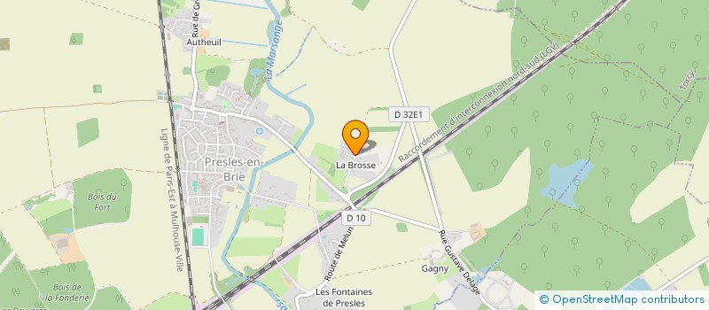 localisation de l'entreprise CANDLEDREAM  PRESLES-EN-BRIE