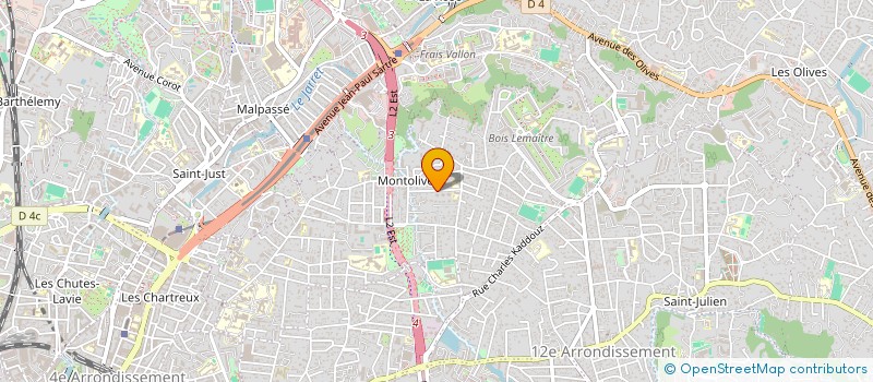 localisation de l'entreprise CANDOUR à MARSEILLE
