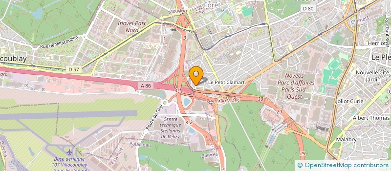 localisation de l'entreprise CANDY HOMES à CLAMART