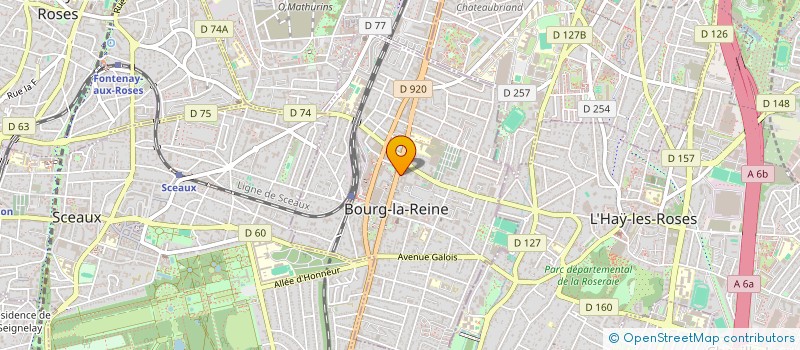 localisation de l'entreprise CANDY KAY à BOURG-LA-REINE