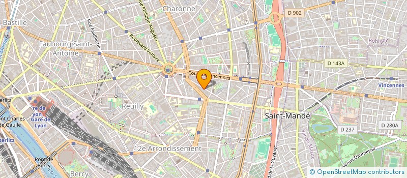 localisation de l'entreprise CANDY PARADIS  PARIS