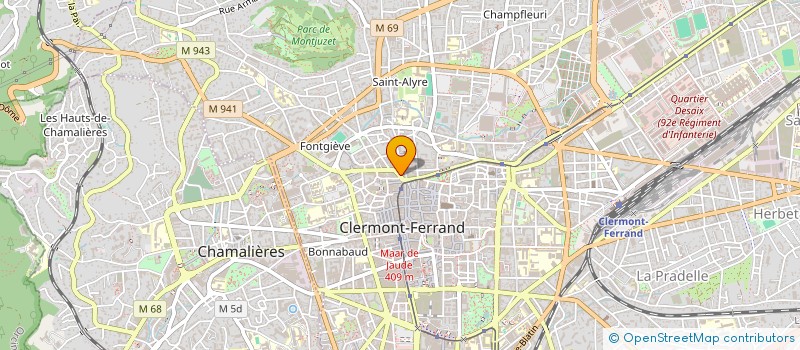 localisation de l'entreprise CANDY'S CORNER  CLERMONT-FERRAND