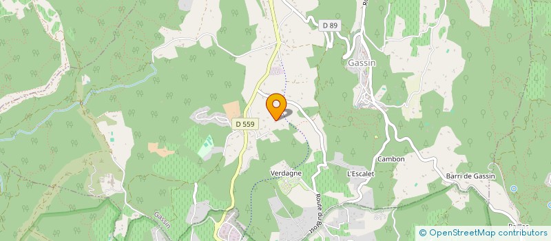 localisation de l'entreprise CANDY SHOP  GASSIN