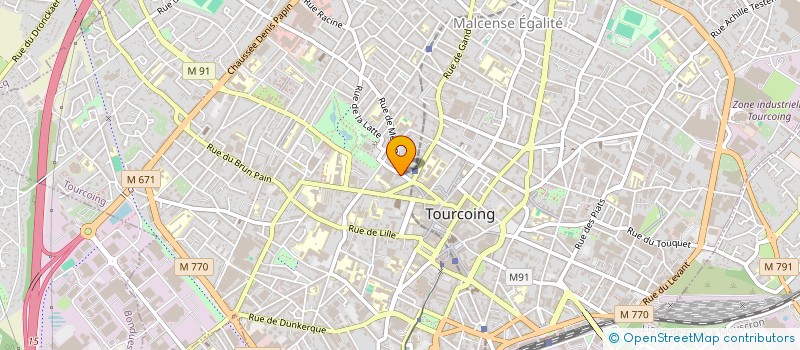 localisation de l'entreprise CANDY SHOP  TOURCOING