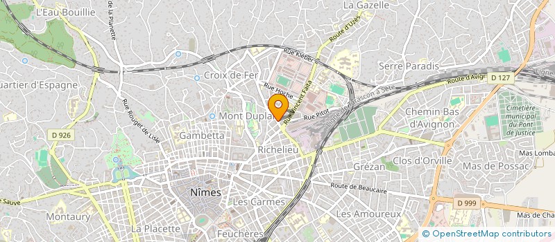 localisation de l'entreprise CANDY SHOP  NIMES