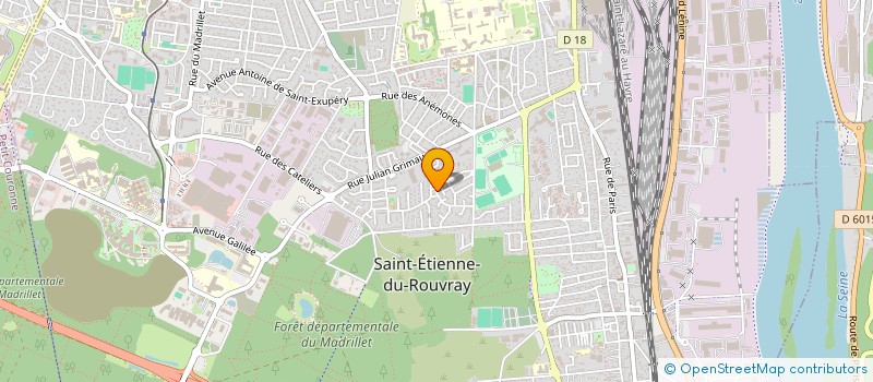 localisation de l'entreprise CANDY STREET  SAINT-ETIENNE-DU-ROUVRAY