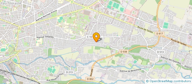 localisation de l'entreprise CANE  BIZANOS