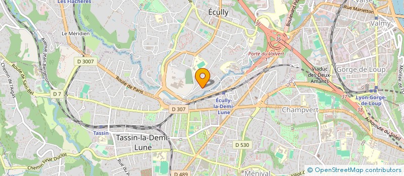 localisation de l'entreprise CANE & CO  ECULLY