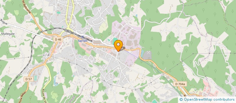 localisation de l'entreprise CANEDA DISTRIBUTION à SARLAT-LA-CANEDA