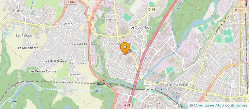 localisation de l'entreprise CANEFORA  ANNECY