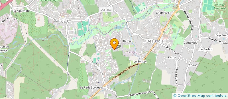 localisation de l'entreprise CANEJAN HAND BALL CLUB à CANEJAN