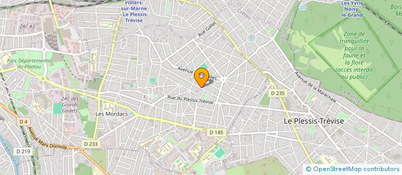 localisation de l'entreprise CANEKO LOC TP à CHAMPIGNY-SUR-MARNE