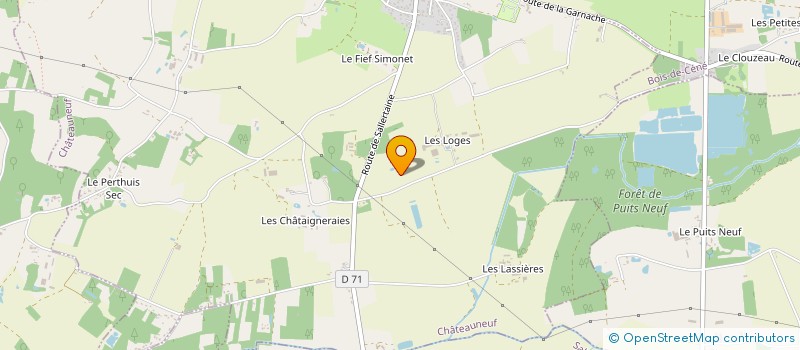 localisation de l'entreprise CANEL  CHATEAUNEUF