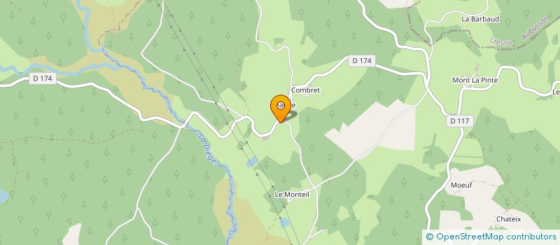 localisation de l'entreprise CANELEC à SORNAC