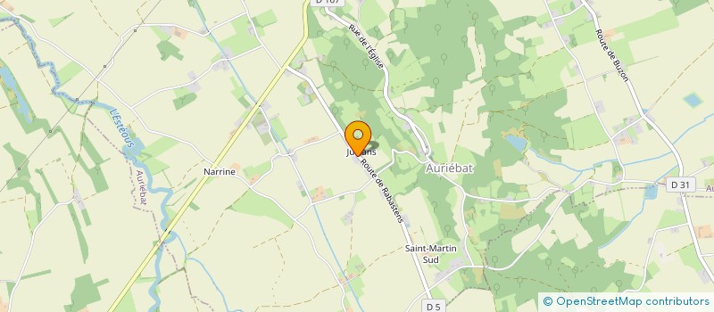 localisation de l'entreprise CANELEC  AURIEBAT