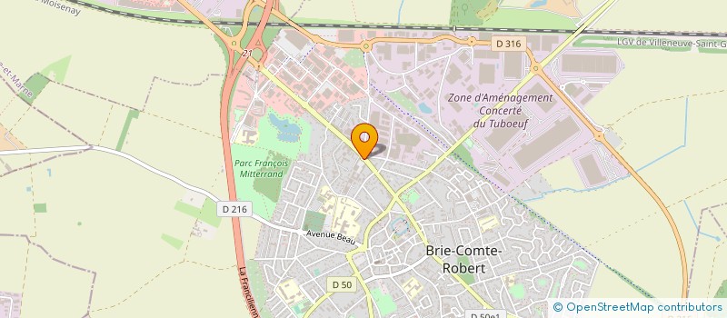 localisation de l'entreprise CANELHA à BRIE-COMTE-ROBERT