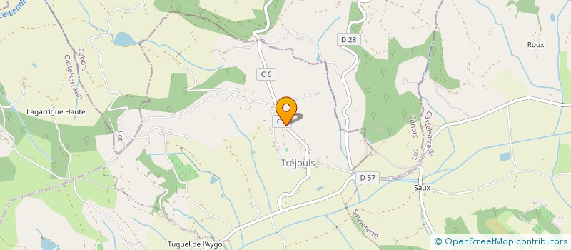 localisation de l'entreprise CANELLA  LAUZERTE