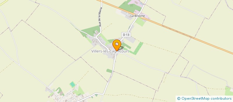 localisation de l'entreprise CANELLE  VILLERS-LES-CAGNICOURT