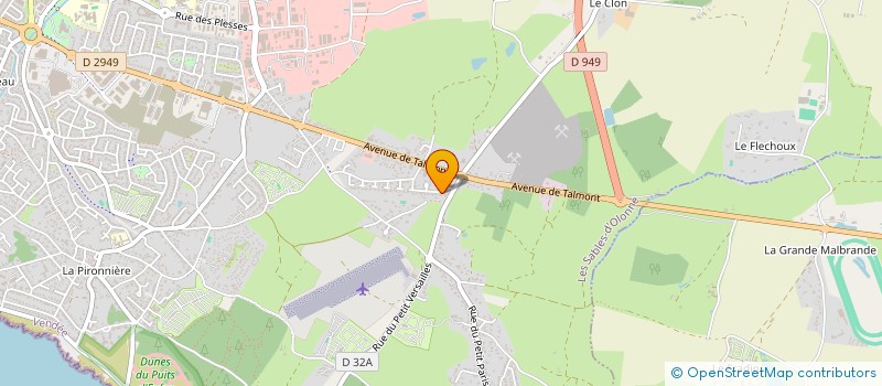 localisation de l'entreprise CANELLE à LES SABLES D'OLONNE