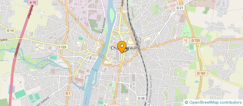 localisation de l'entreprise CANELLE à CHATELLERAULT