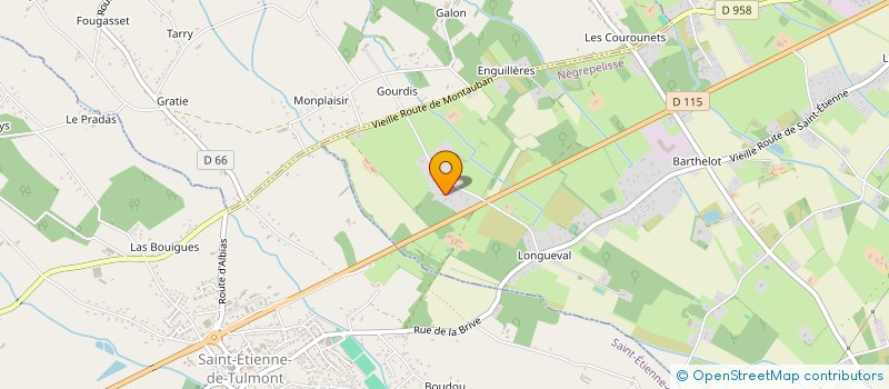 localisation de l'entreprise CANELLE-OC  NEGREPELISSE