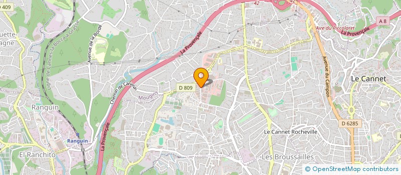 localisation de l'entreprise CANEOPOLE AUTOMOBILES à LE CANNET