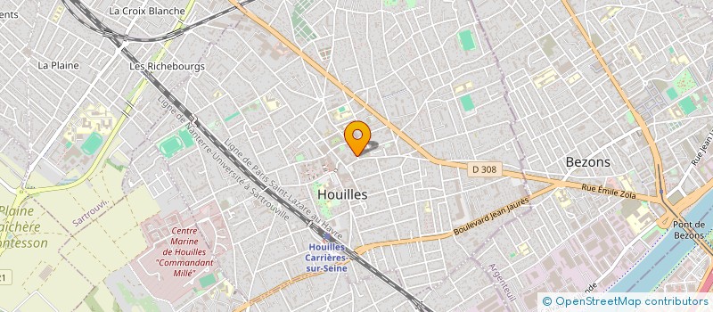 localisation de l'entreprise CANEPHORA à HOUILLES