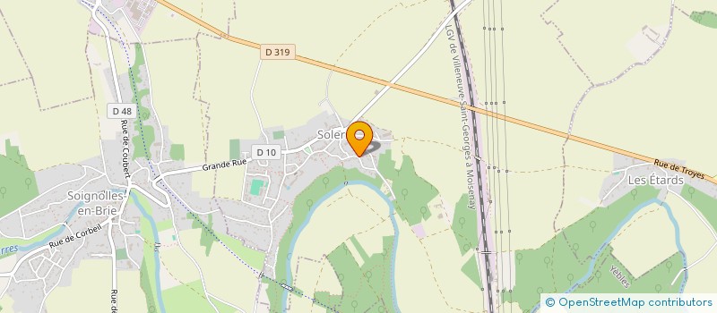 localisation de l'entreprise CANESSE  SOLERS