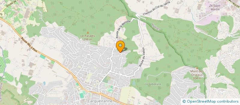 localisation de l'entreprise CANESTRIER  CARQUEIRANNE