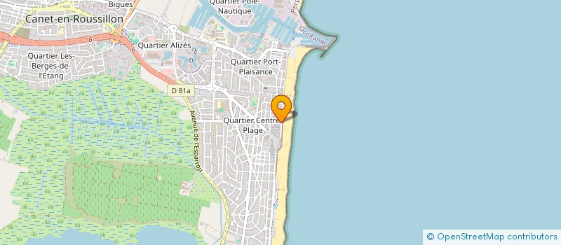 localisation de l'entreprise CANET PASSION SPORT  CANET-EN-ROUSSILLON