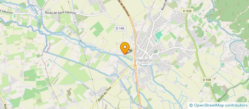 localisation de l'entreprise CANETHUGUET  VELLERON