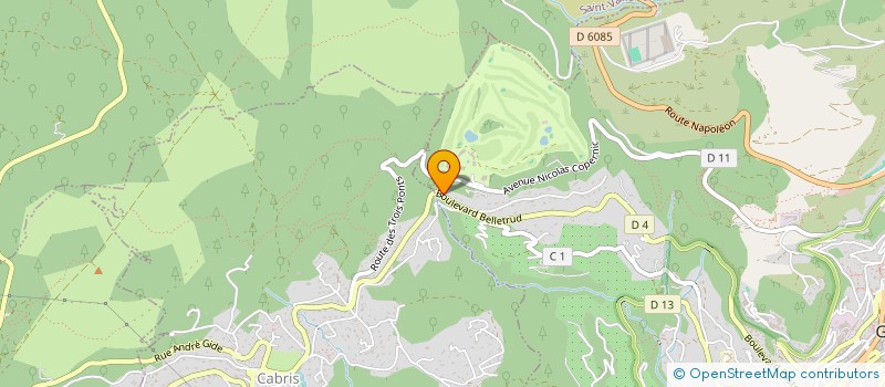 localisation de l'entreprise CANGELS à GRASSE