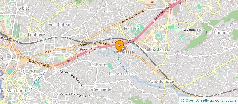 localisation de l'entreprise CANGIA  TOULON