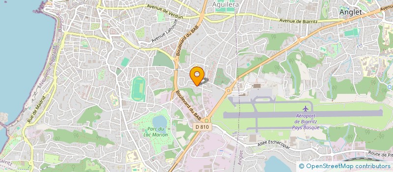 localisation de l'entreprise CANGRAND SAS à BIARRITZ
