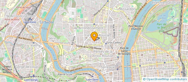 localisation de l'entreprise CANH  LYON