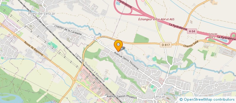 localisation de l'entreprise CANI A'CROCS BEARN  LESCAR