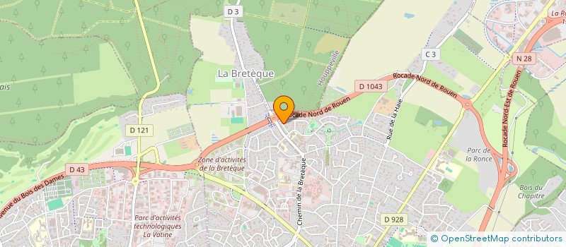 localisation de l'entreprise CANI'COACH à BOIS-GUILLAUME
