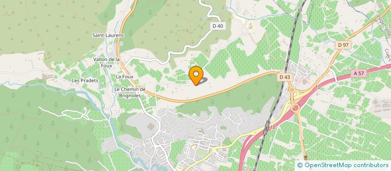 localisation de l'entreprise CANI CRIS  CUERS