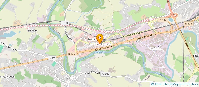 localisation de l'entreprise CANI-DEPOT  CASTRES