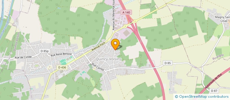 localisation de l'entreprise CANI'GRIZZLY 77  QUINCY-VOISINS