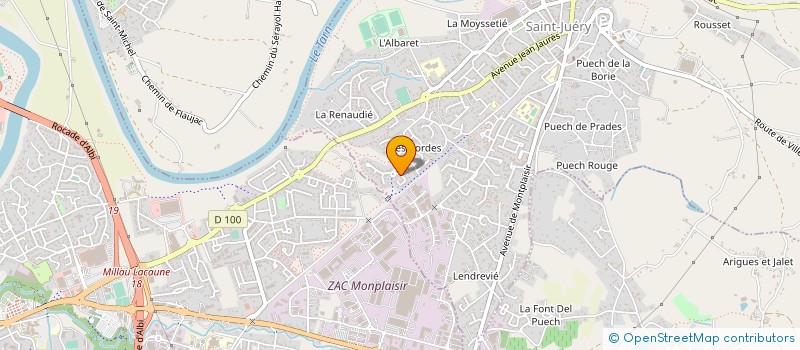localisation de l'entreprise CANI LOISIRS 81 à SAINT-JUERY